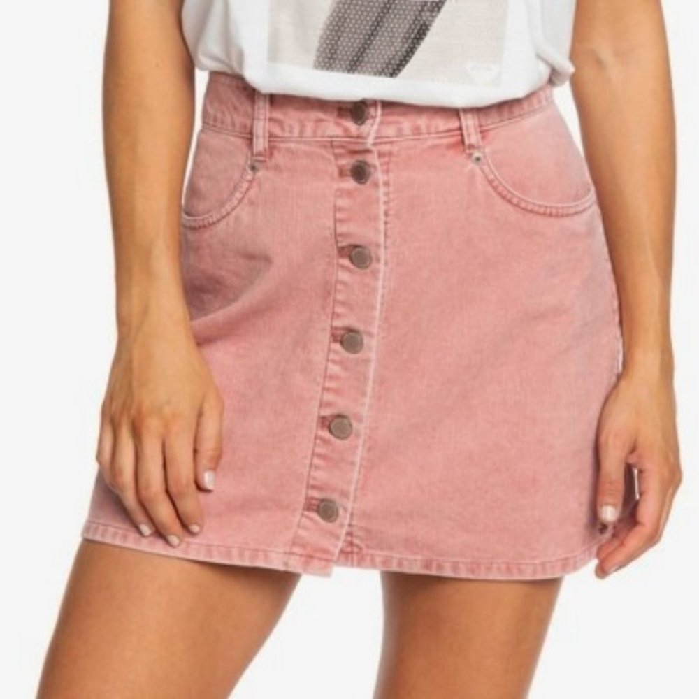 Women’s Roxy Unforgettable Fall Button Through Corduroy Skirt